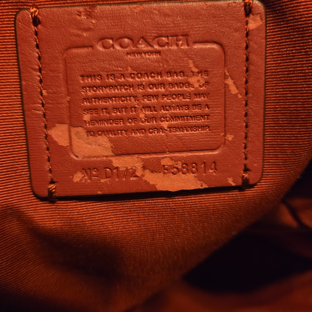 Coach Red Nylon Backpack - Picture 8 of 8